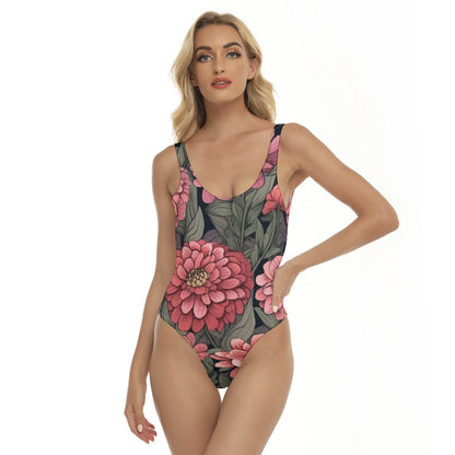 Pink Dahlia Women's One-piece Swimsuit