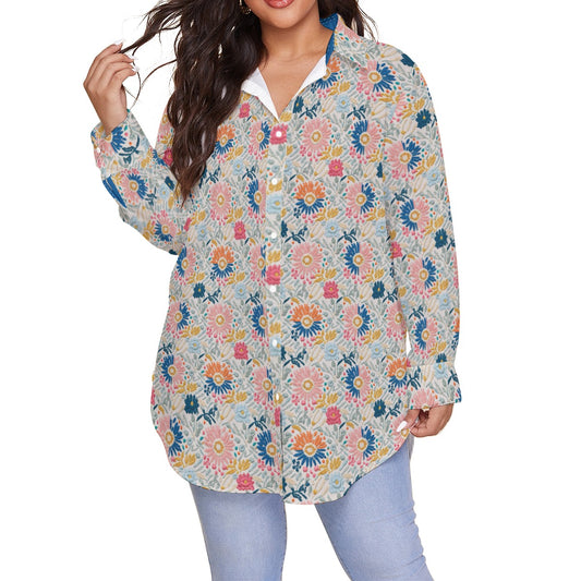 Whimsy Women's Shirt (Plus Size) AOP