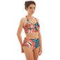 Rose Garden Women's Swimsuit Set With Halter