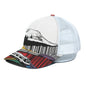 Mt Hood Oregon Trucker Hat With White Half-mesh