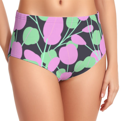 Plum Tree Women's Swimsuit Set With Halter