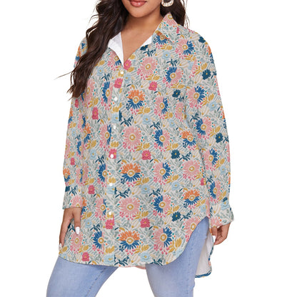 Whimsy Women's Shirt (Plus Size) AOP