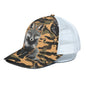 Foxy Trucker Hat With White Half-mesh