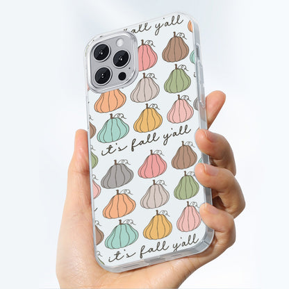 It's Fall Y'all Pumpkin Phone case- iPhone 14 15 Series Mobile Phone Case | TPU