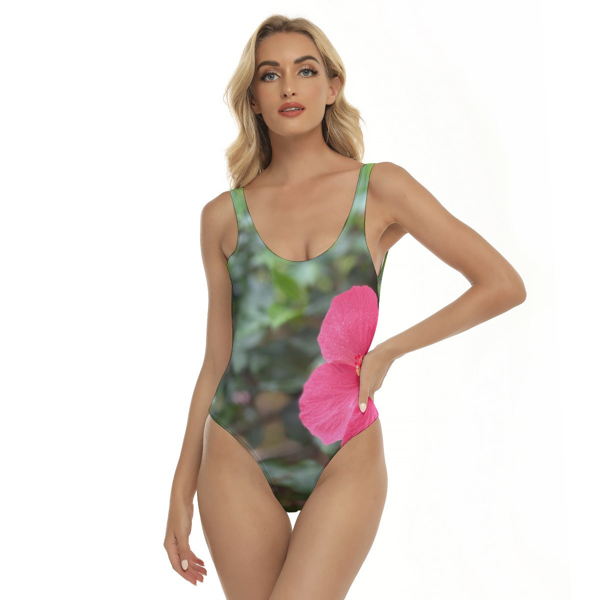 Pink Flora Women's One-piece Swimsuit