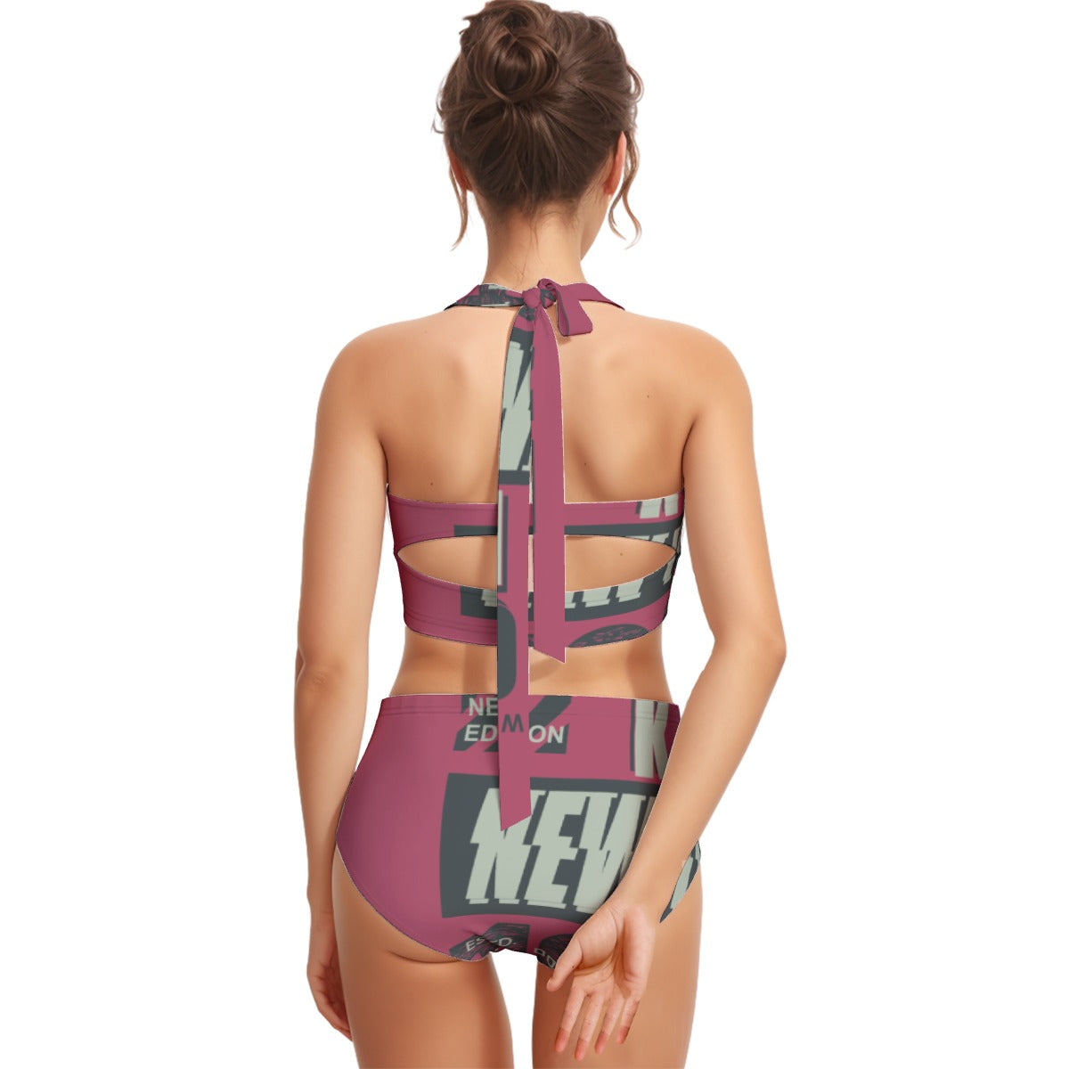 New Edition Women's Swimsuit Set With Halter