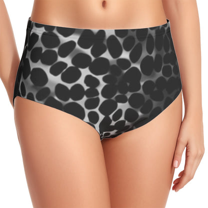 Spotted Women's Swimsuit Set With Halter