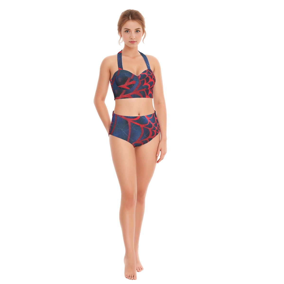 WebNet Women's Swimsuit Set With Halter