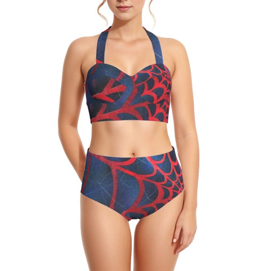 WebNet Women's Swimsuit Set With Halter