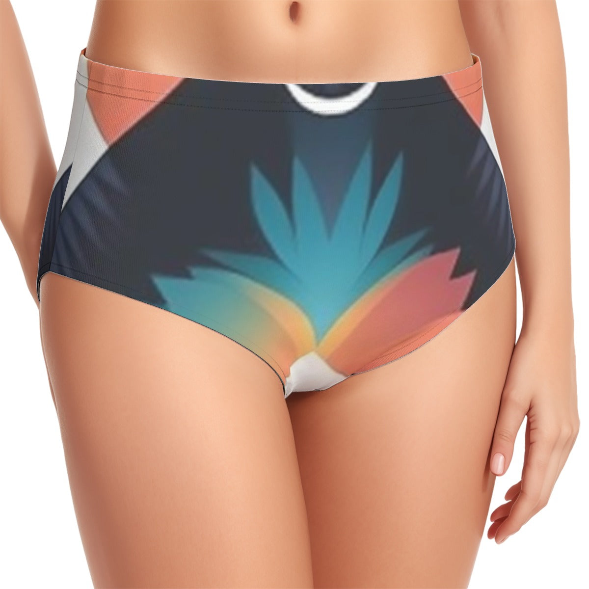 Bird of Paradise Women's Swimsuit Set With Halter