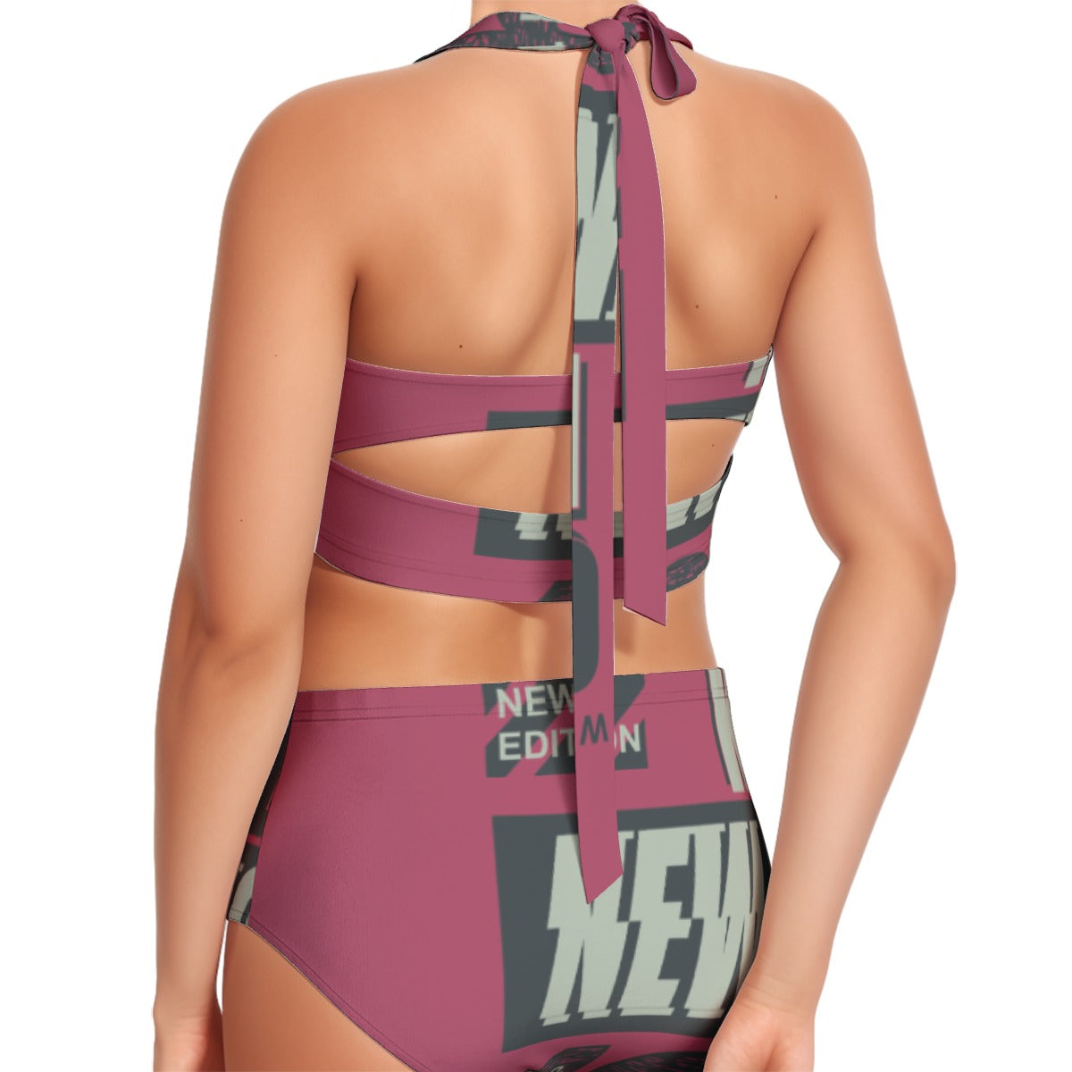 New Edition Women's Swimsuit Set With Halter