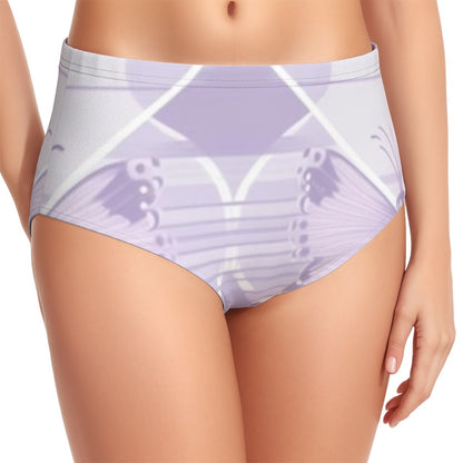 Purple Mariposa - AOP Women's Swimsuit Set With Halter