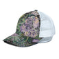 Lavender Rose Trucker Hat With White Half-mesh