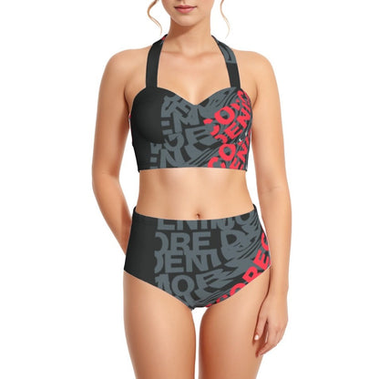 Going Places Women's Swimsuit Set With Halter