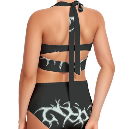 Natures Hunt Women's Swimsuit Set With Halter