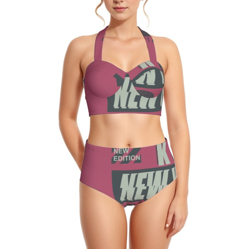 New Edition Women's Swimsuit Set With Halter