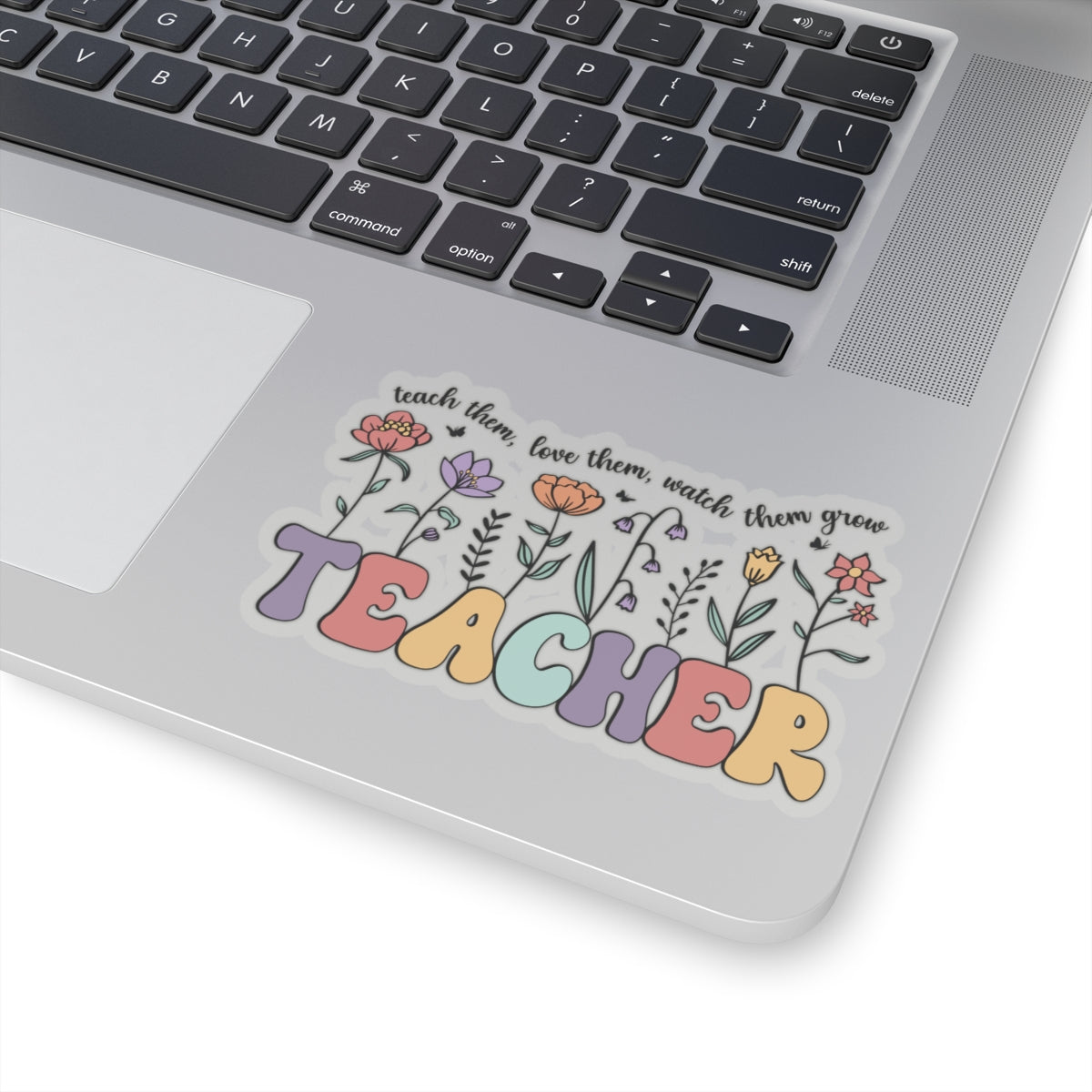 Teacher Flowers Students Kiss-Cut Stickers