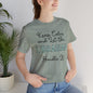 Keep Calm and let the Librarian handle It - Jersey Short Sleeve Tee