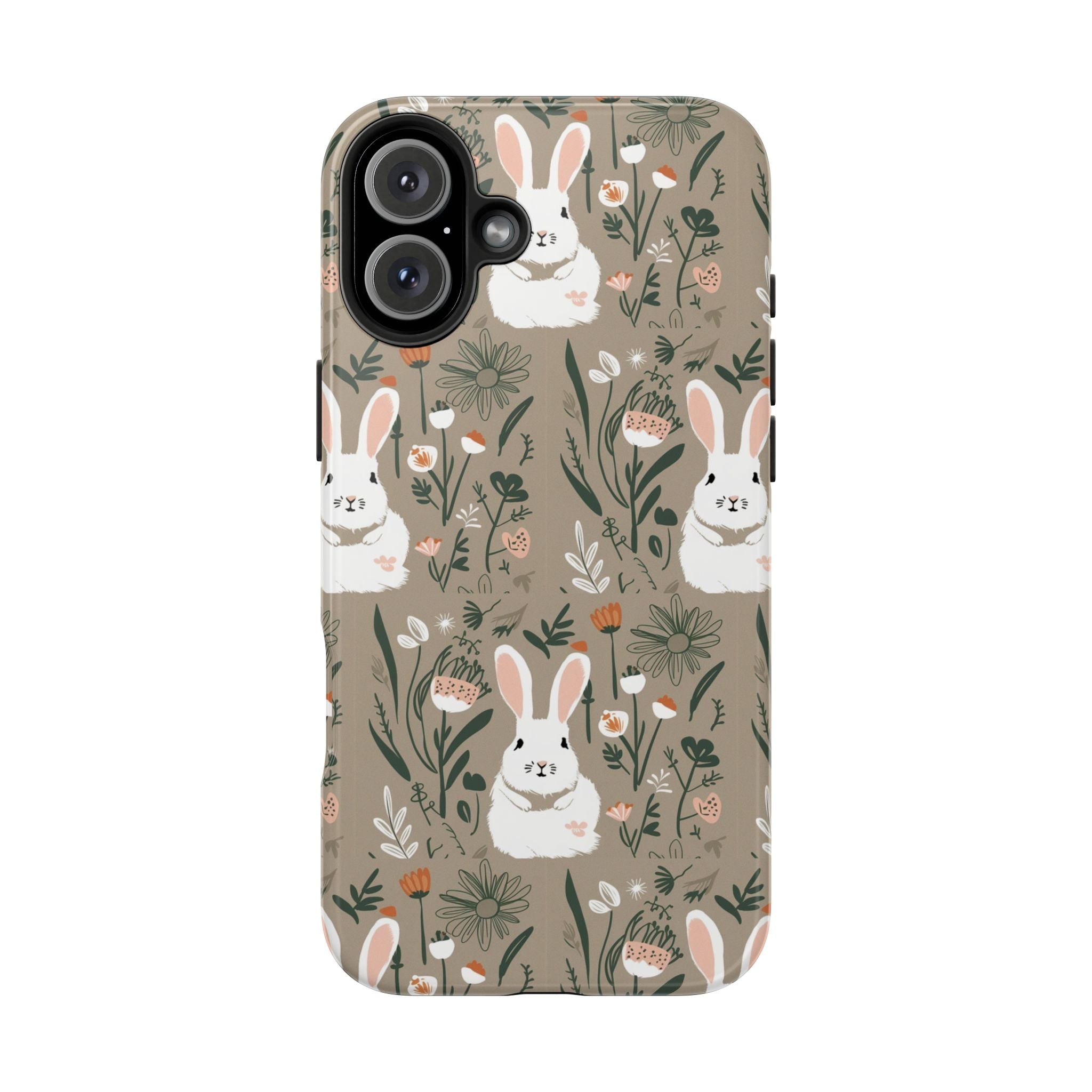 Felt Cotton Tails - Tough Case for iPhone 14, 15, 16 - Spruced Roost