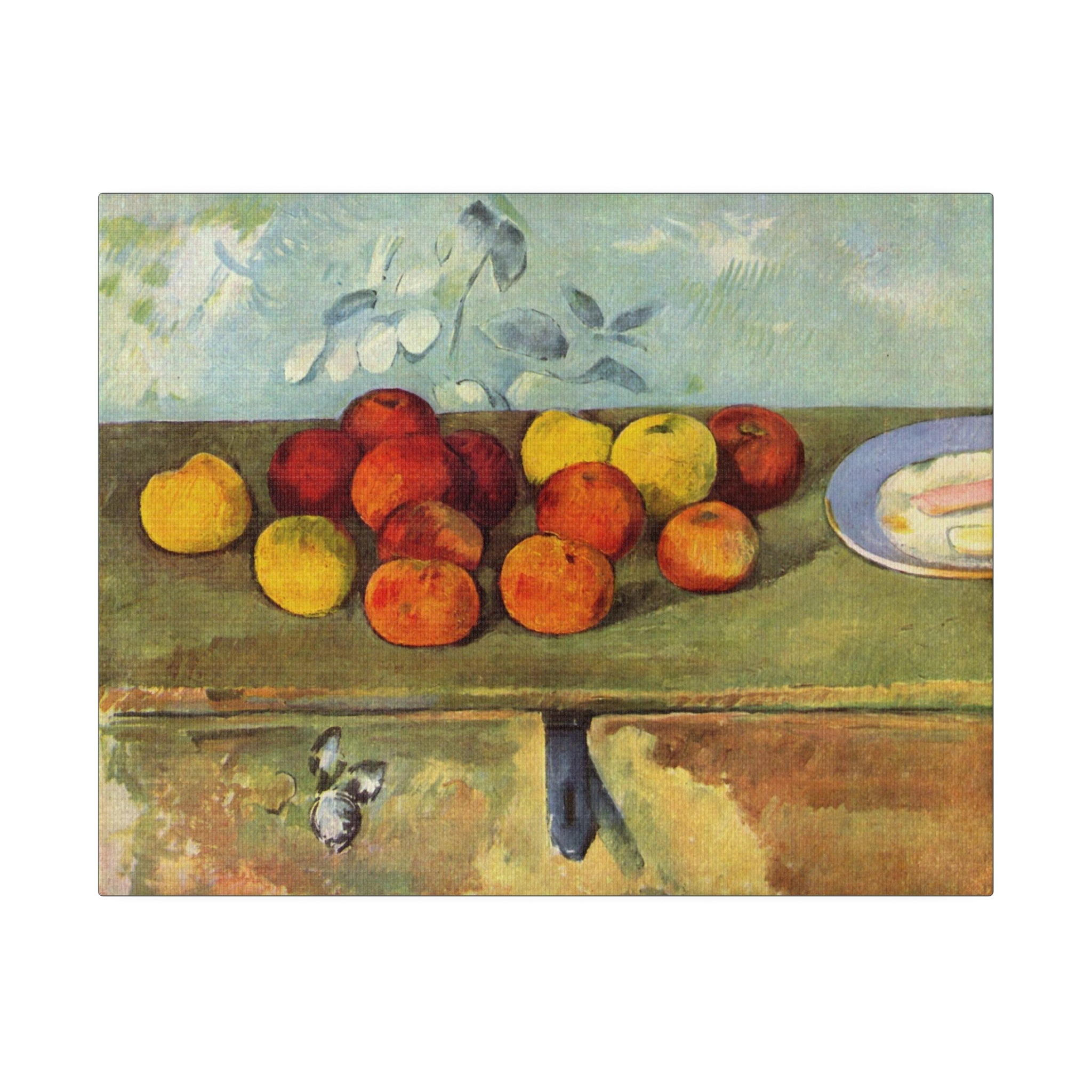 Apples & Biscuits 1895 - Paul Cezanne - Matte Canvas, Stretched, 0.75"