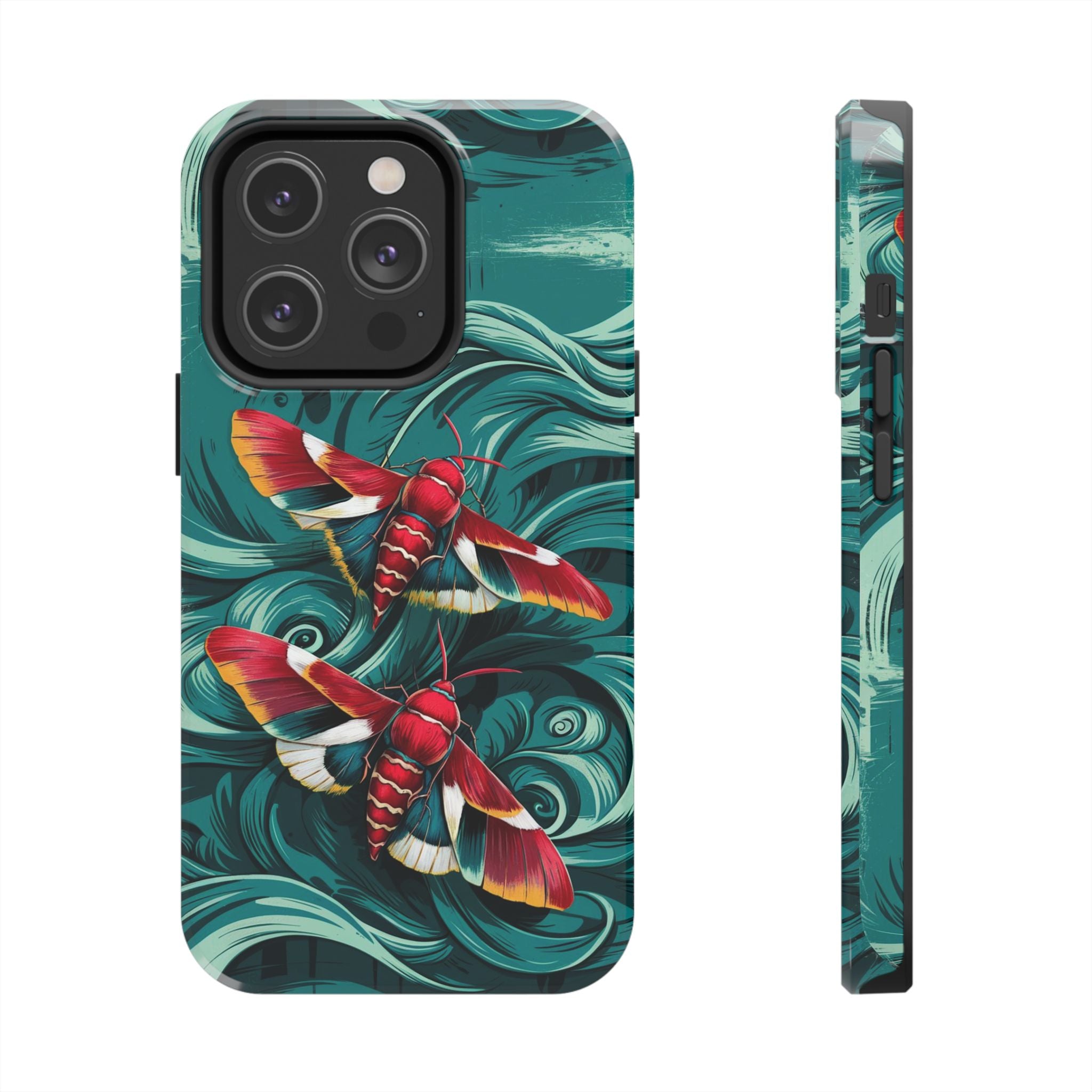 Asian Moth - Tough Case for iPhone 14, 15, 16 - Spruced Roost