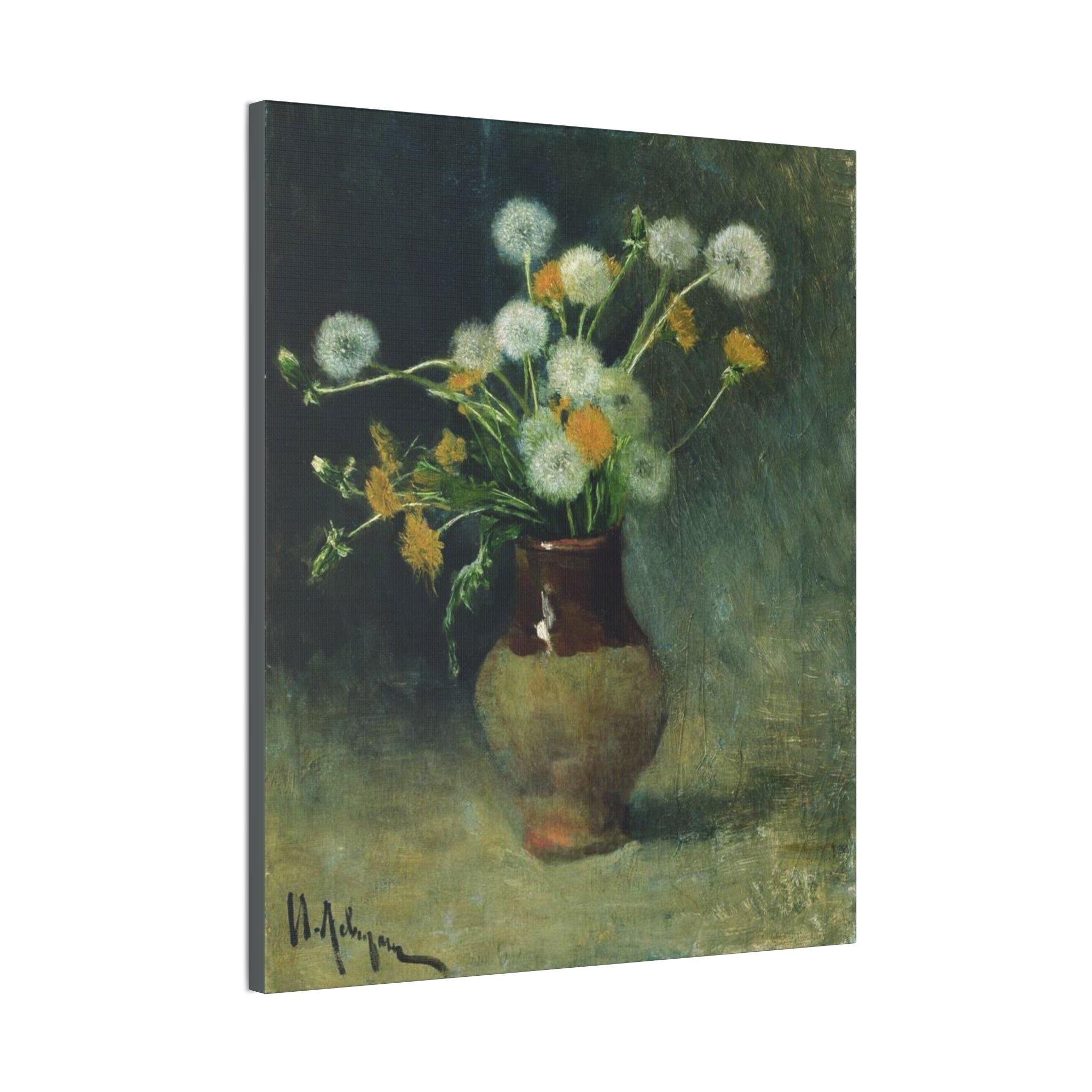 Isaac Levitan Dandelions -1889  Canvas Stretched, 0.75" - Spruced Roost