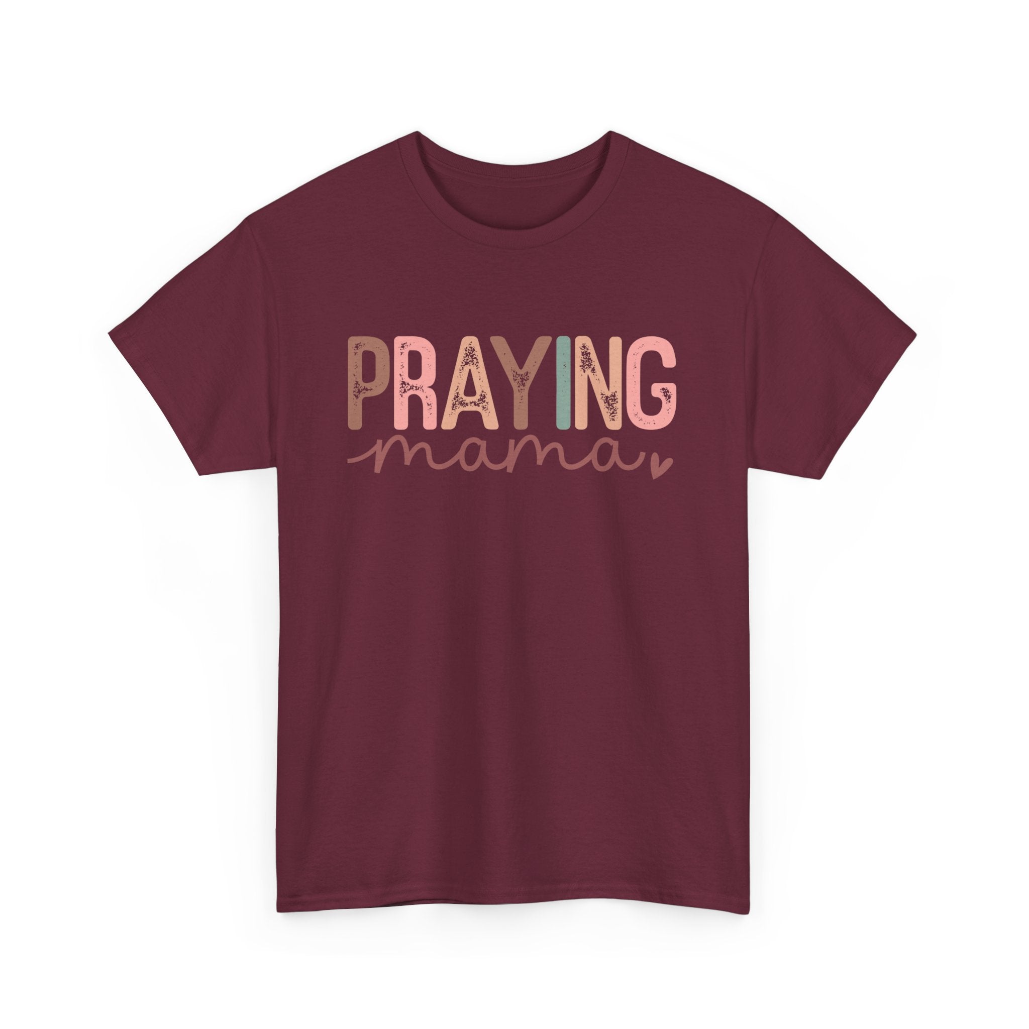 Praying Mama Colorful Unisex Heavy Cotton Tee - Spruced Roost