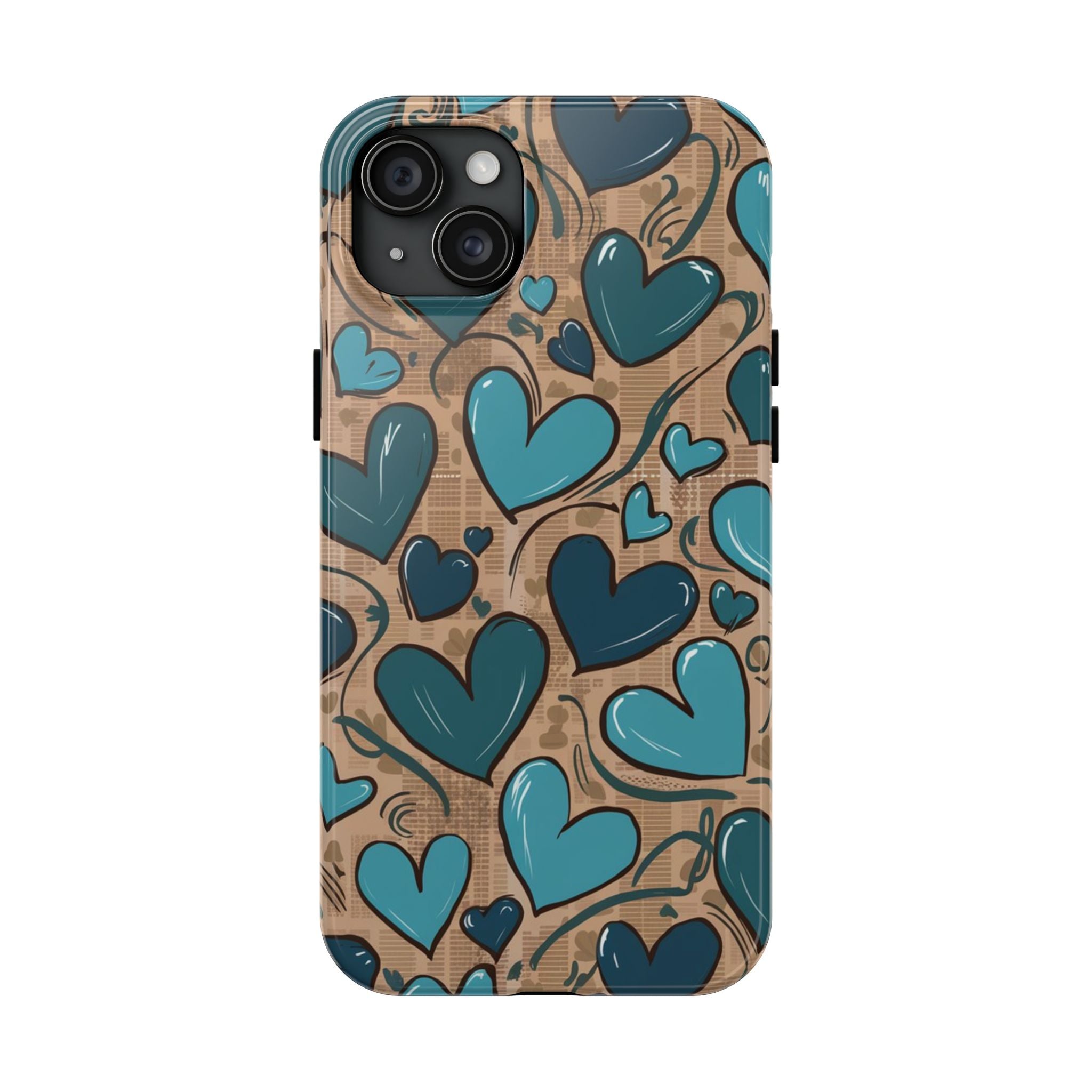 Cora Azul  - Tough Case for iPhone 14, 15, 16 - Spruced Roost