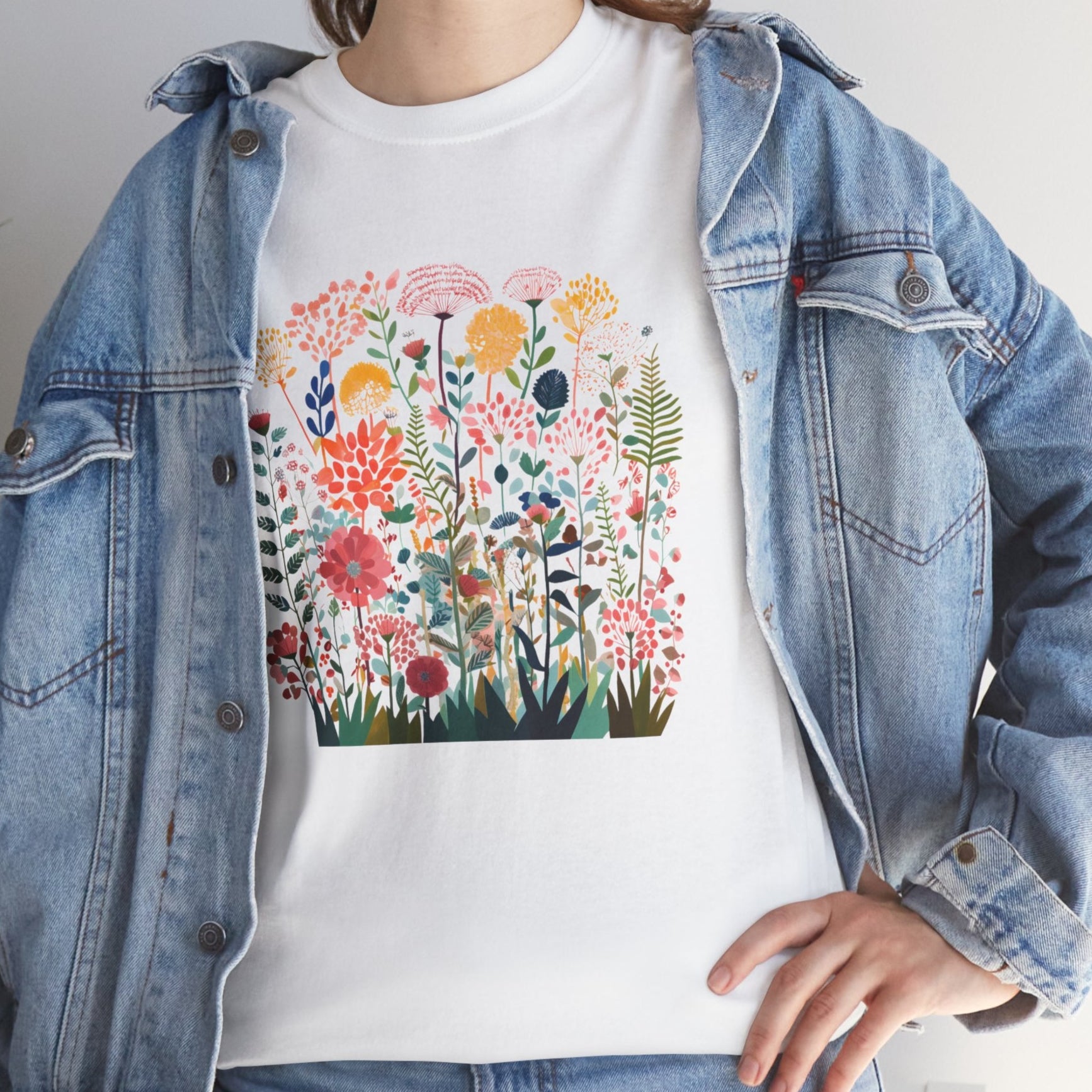 Bloomin' Wildflowers Heavy Cotton Tee -  Spring Celebrations