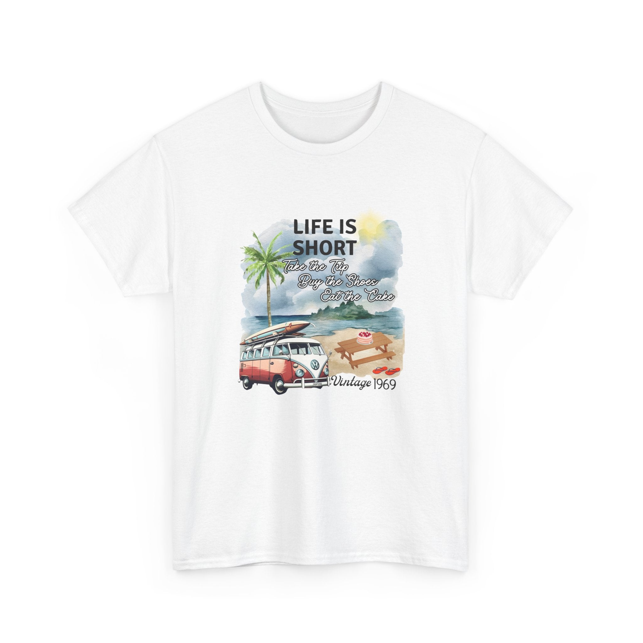 Life is Short - Unisex Heavy Cotton Tee