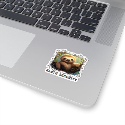 Sloth Serenity Kiss-Cut Stickers