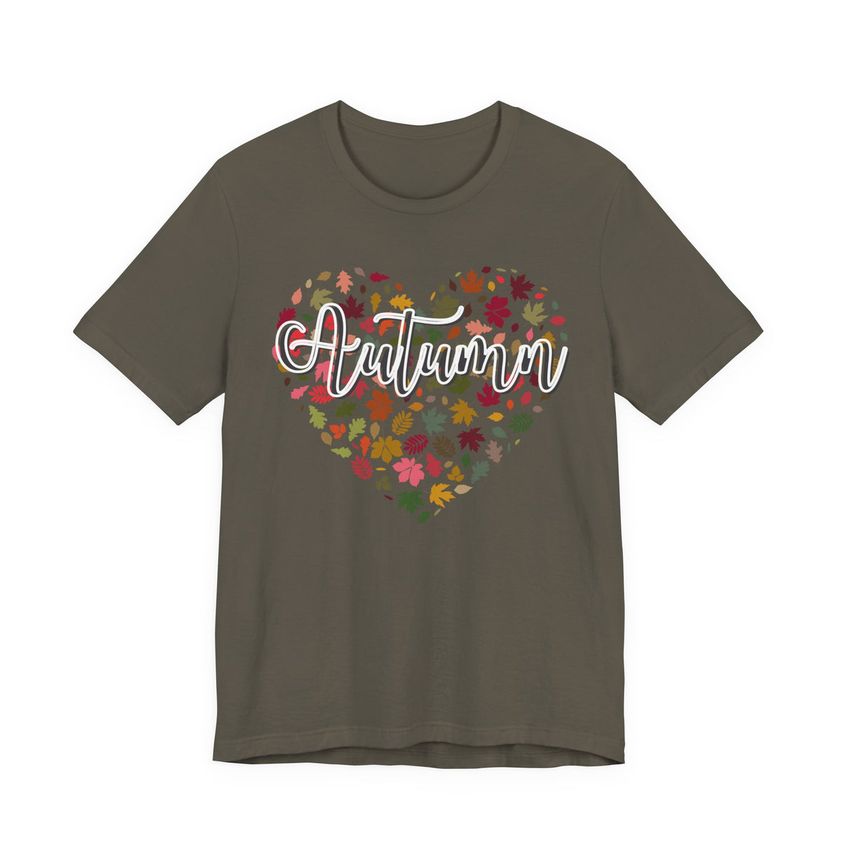 Autumn Love Heart Women's Jersey short sleeve tee