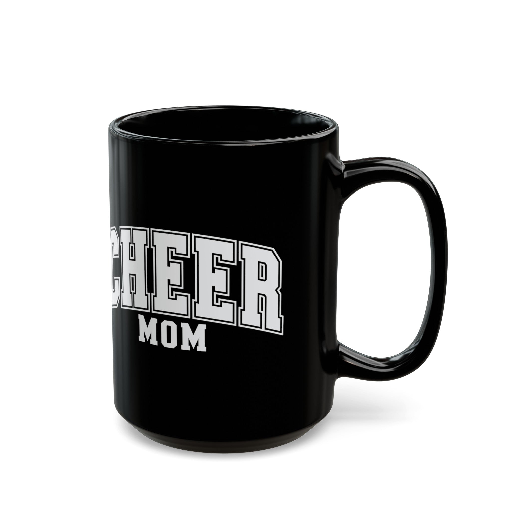 CHEER MOM - Black Mug (11oz, 15oz)