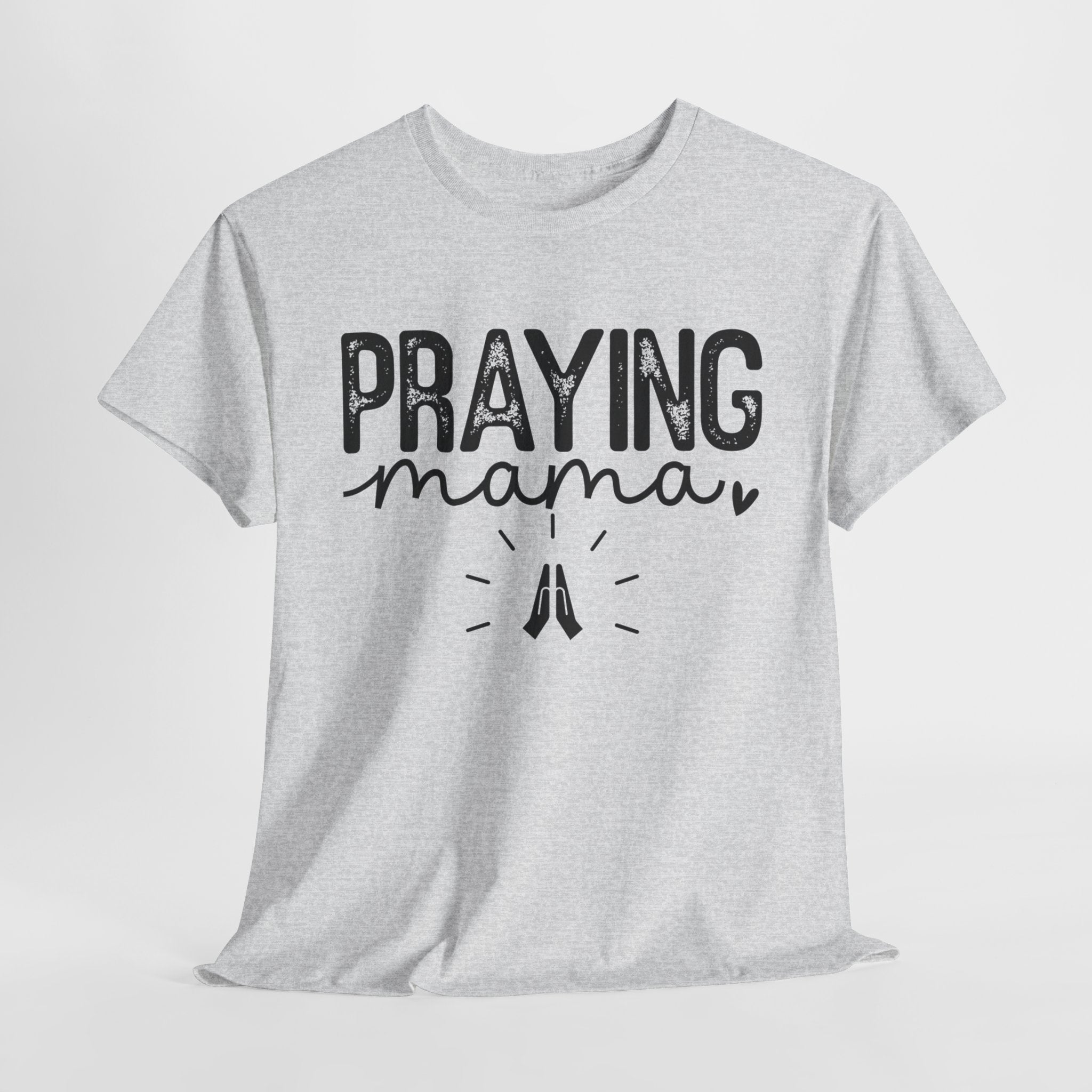 Praying Mama Black Unisex Heavy Cotton Tee - Spruced Roost