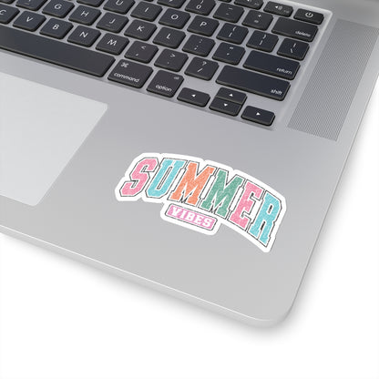 Summer Vibes Vintage Kiss-Cut Stickers