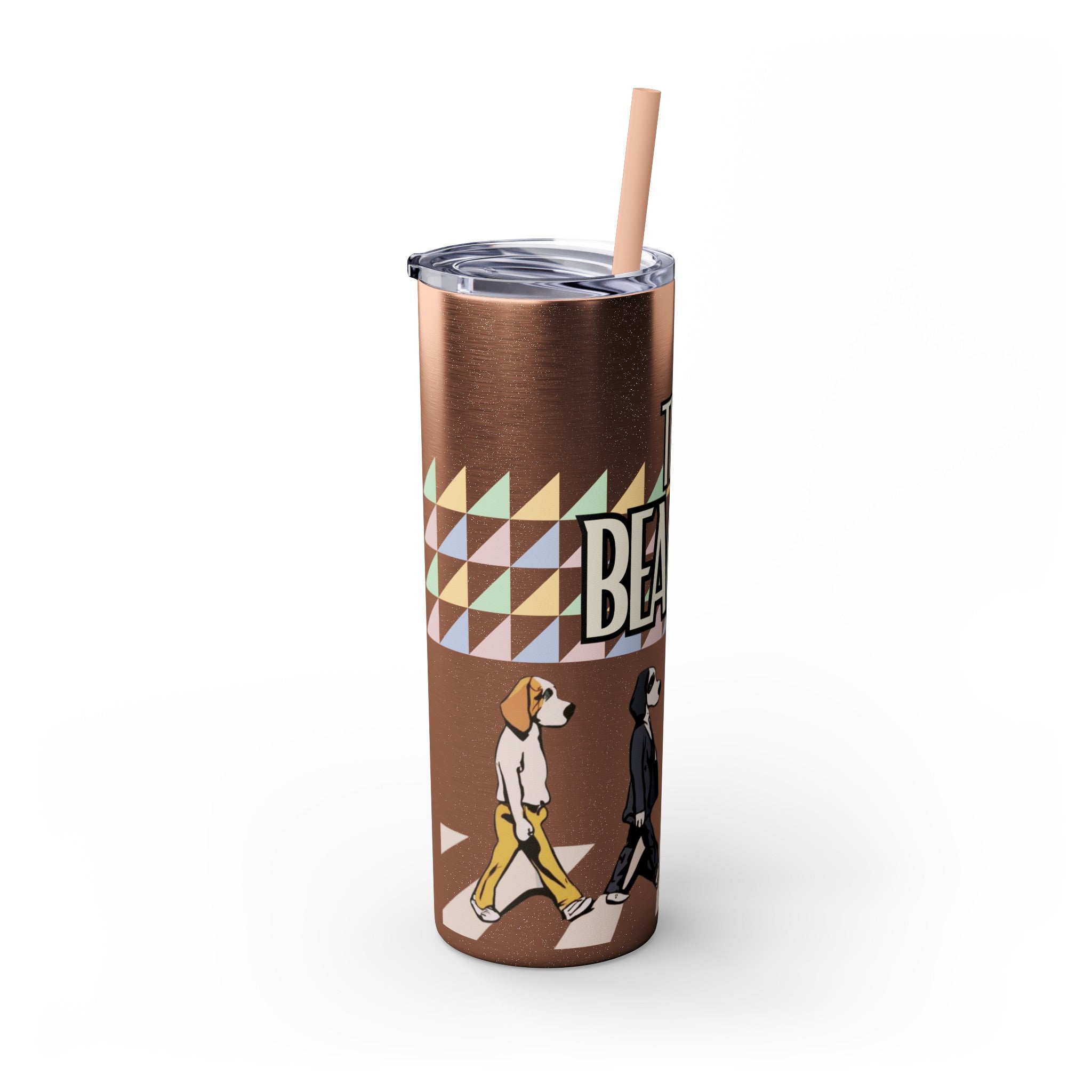 The Beagles - Skinny Tumbler with Straw, 20oz