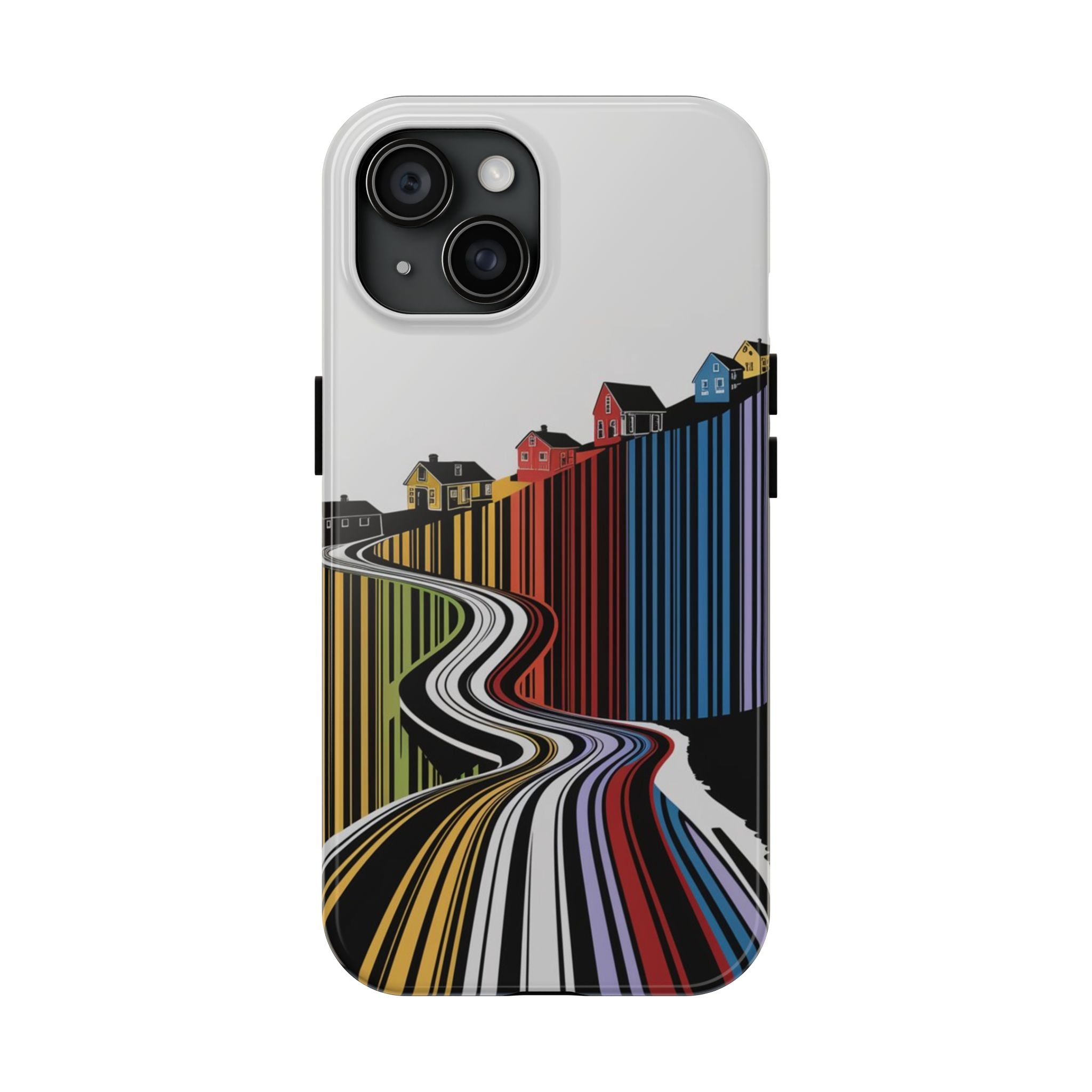 Modern Suburbs - Tough Case for iPhone 14, 15, 16 - Spruced Roost