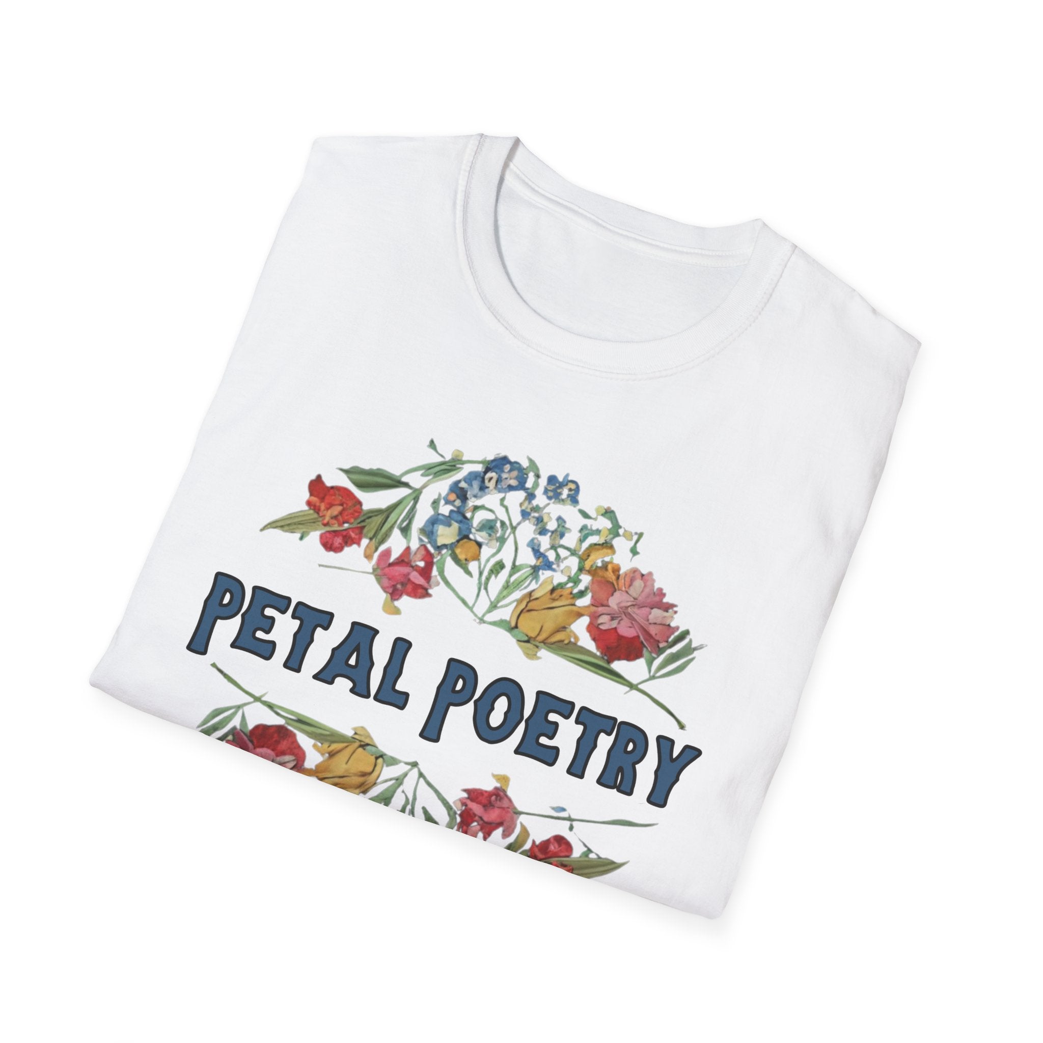 Petal Poetry Unisex Softstyle T-Shirt - S-3XL - Spruced Roost