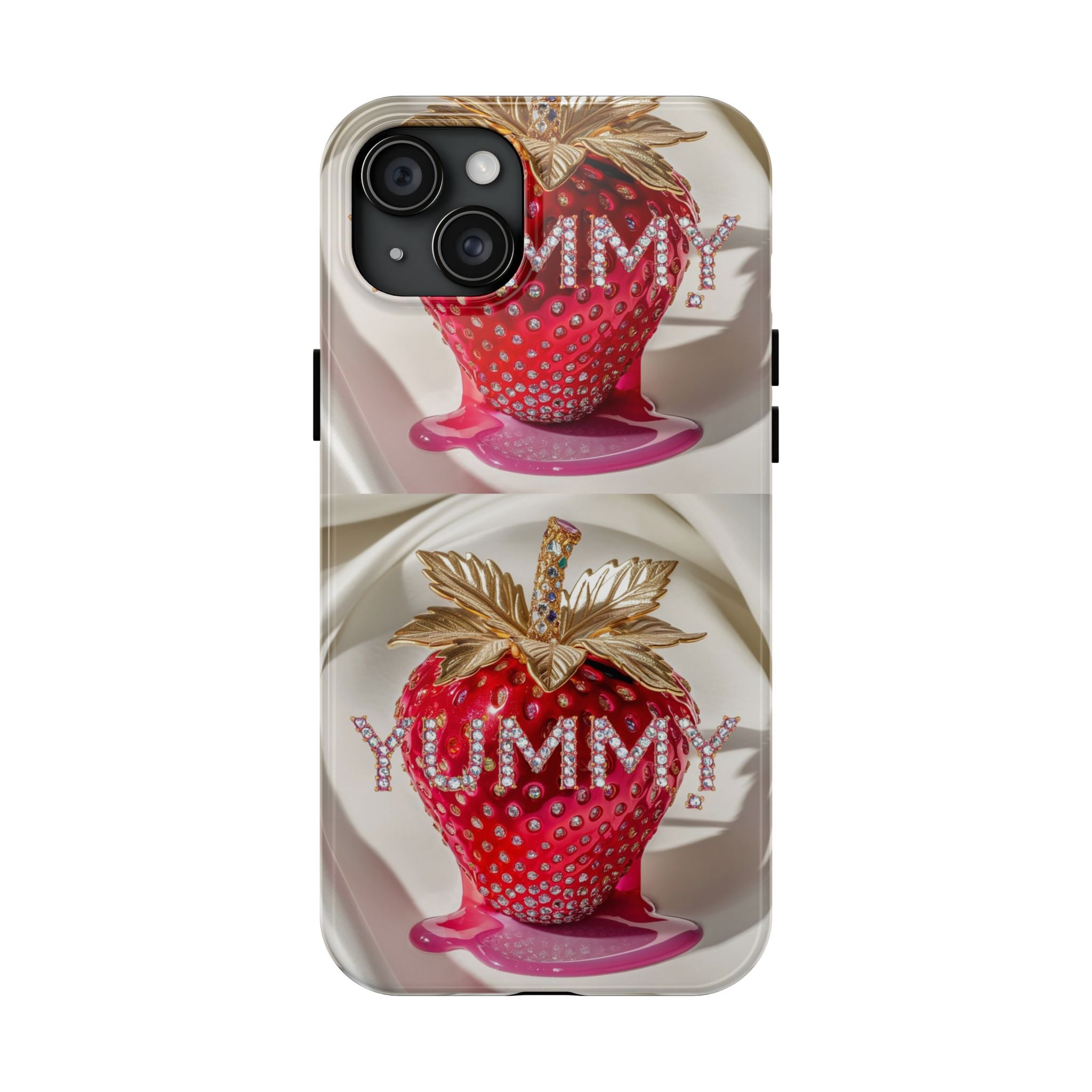 Strawberry Yummy - Tough Case for iPhone 14, 15, 16 - Spruced Roost