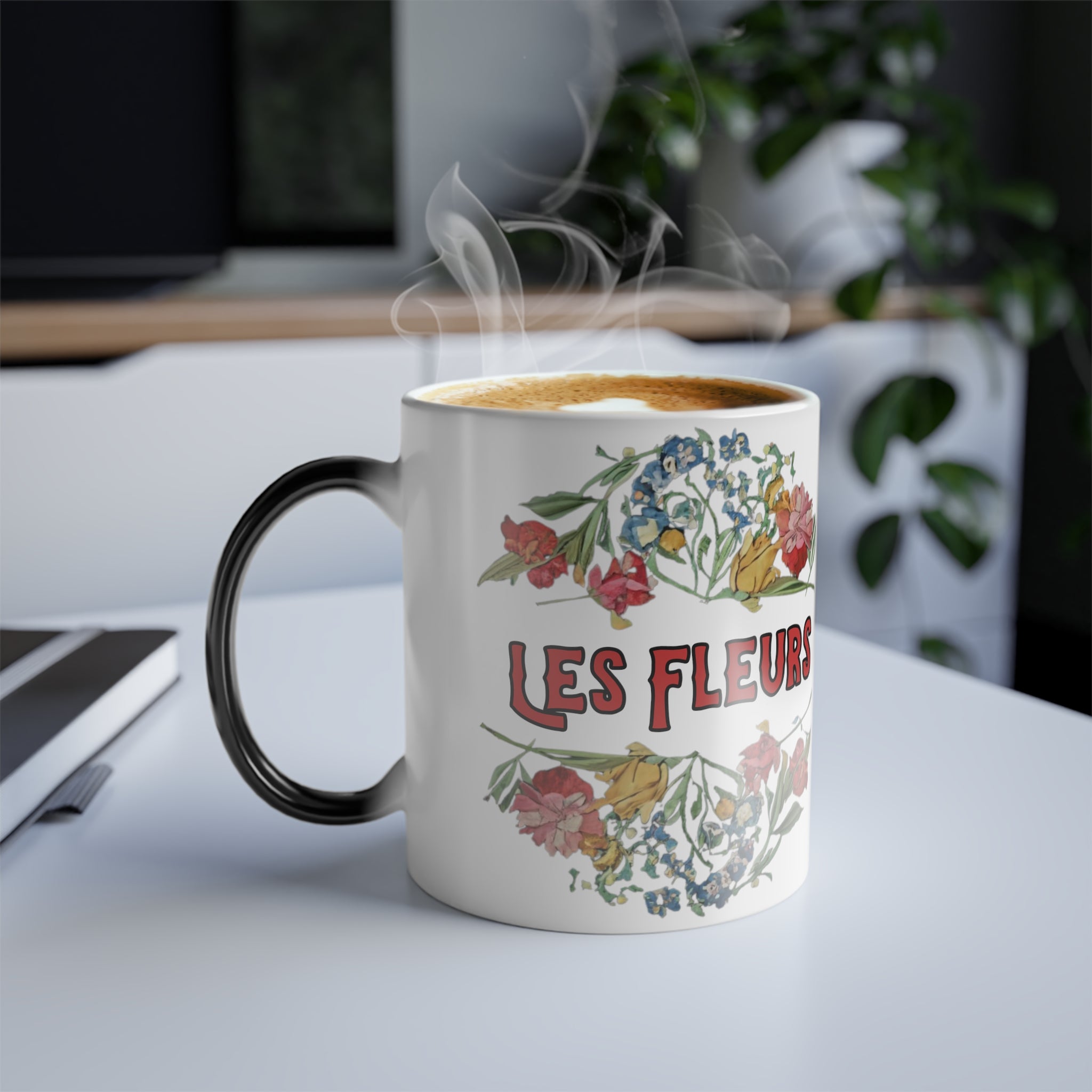 Les Flores - Color Morphing Mug, 11oz