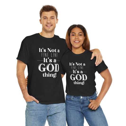 It's a God Thing  Bold Unisex Heavy Cotton Tee