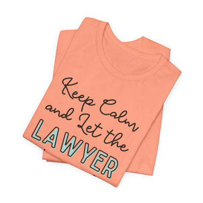 *Personalize Tee ~ Keep Calm and let the ______ handle It - Jersey Short Sleeve Tee