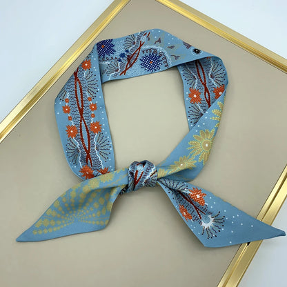 Southern Deco 85x5cm 100% Silk Scarf Women Brand Scarf