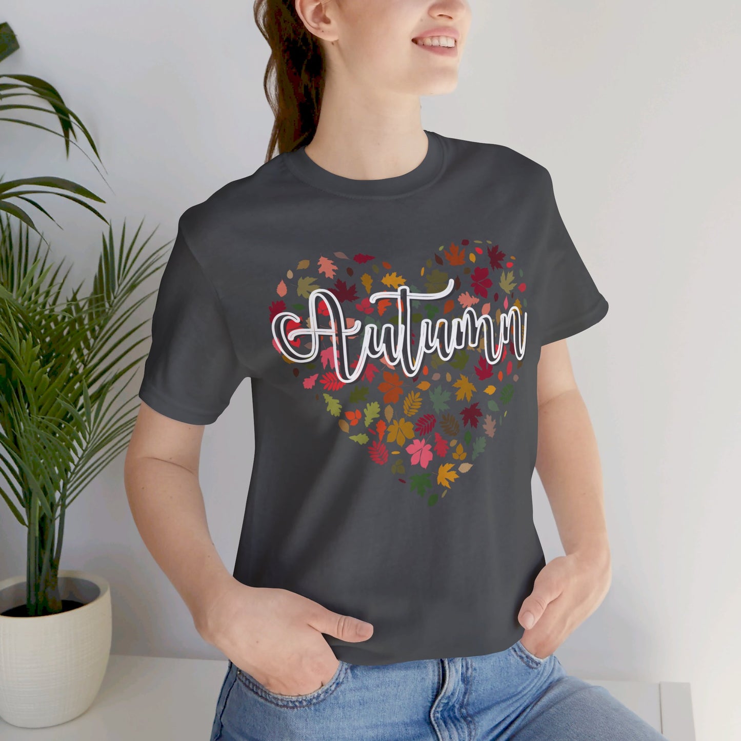 Autumn Heart, Fall Mom Style, Autumn Love, Fall Leaves, Autumn Heart, Mom Fall Shirt,  Cute Fall T-shirt, Thanksgiving Shirt, Autumn T-shirt, Soft Style