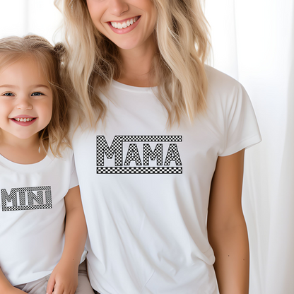 Mama Checkered Unisex Softstyle T-Shirt