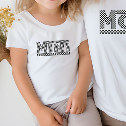 Mini Mama Checkered Kids Heavy Cotton™ Tee