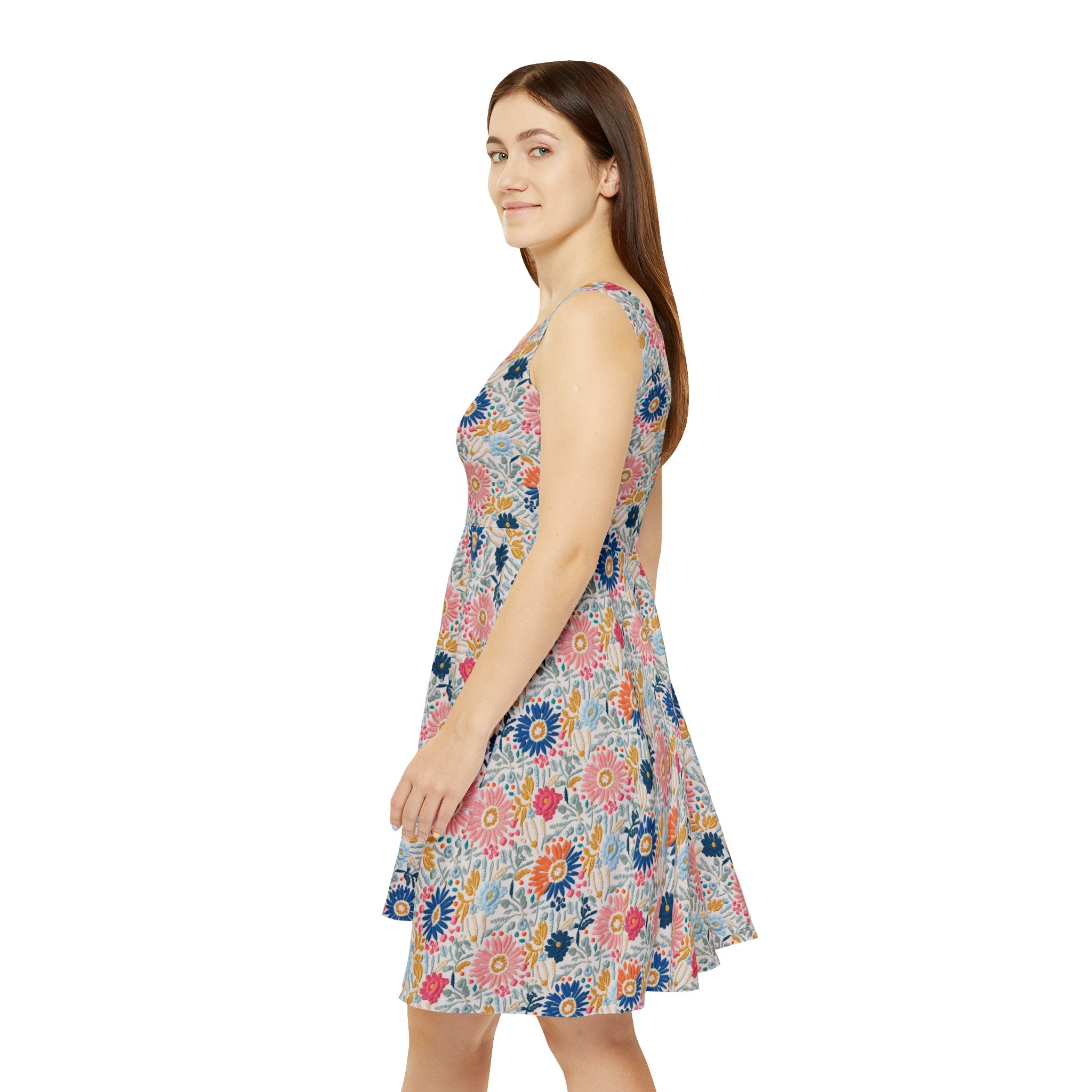 Field of Flowers - Women's Skater Tank Dress (AOP)