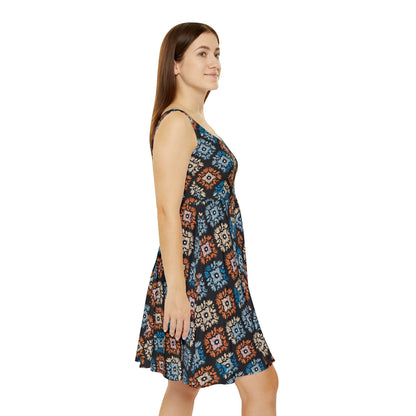 San Fran Women's Skater Tank Dress (AOP)