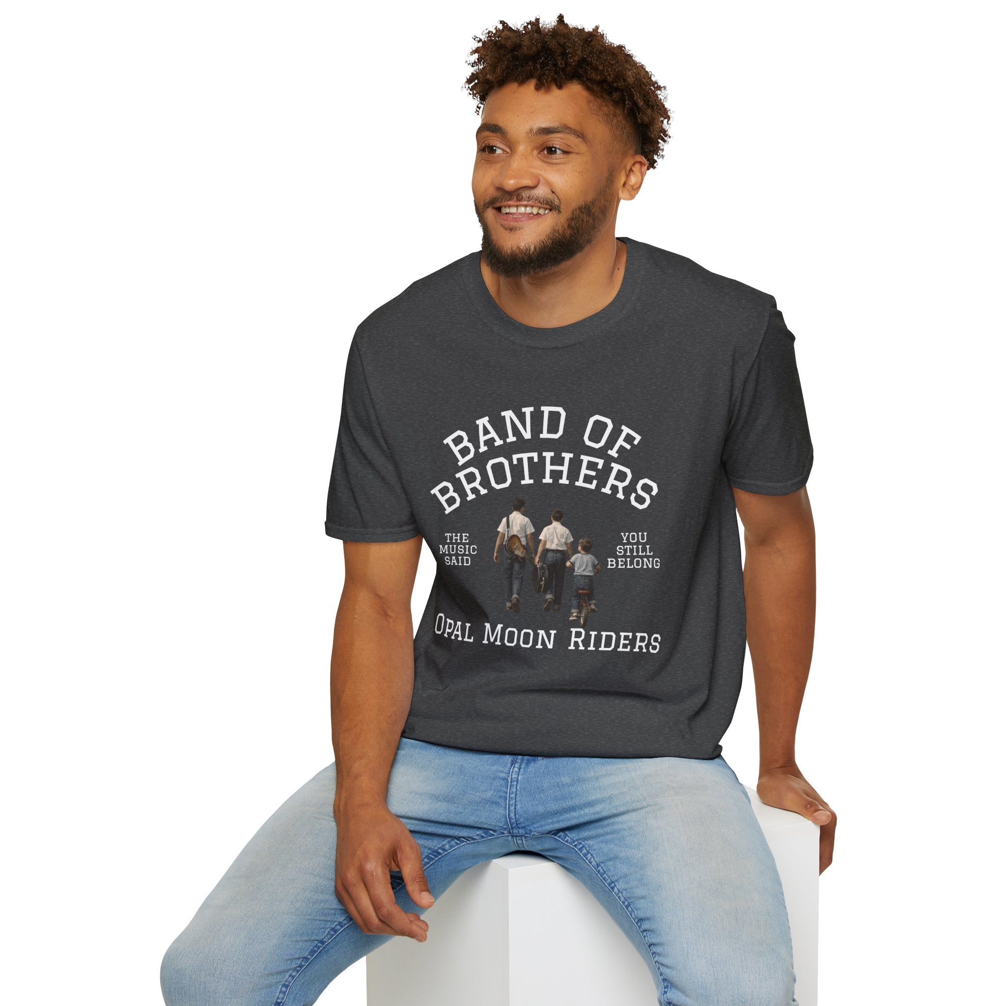 Band of Brothers Unisex T-Shirt — Opal Moon Riders Vintage Tee
