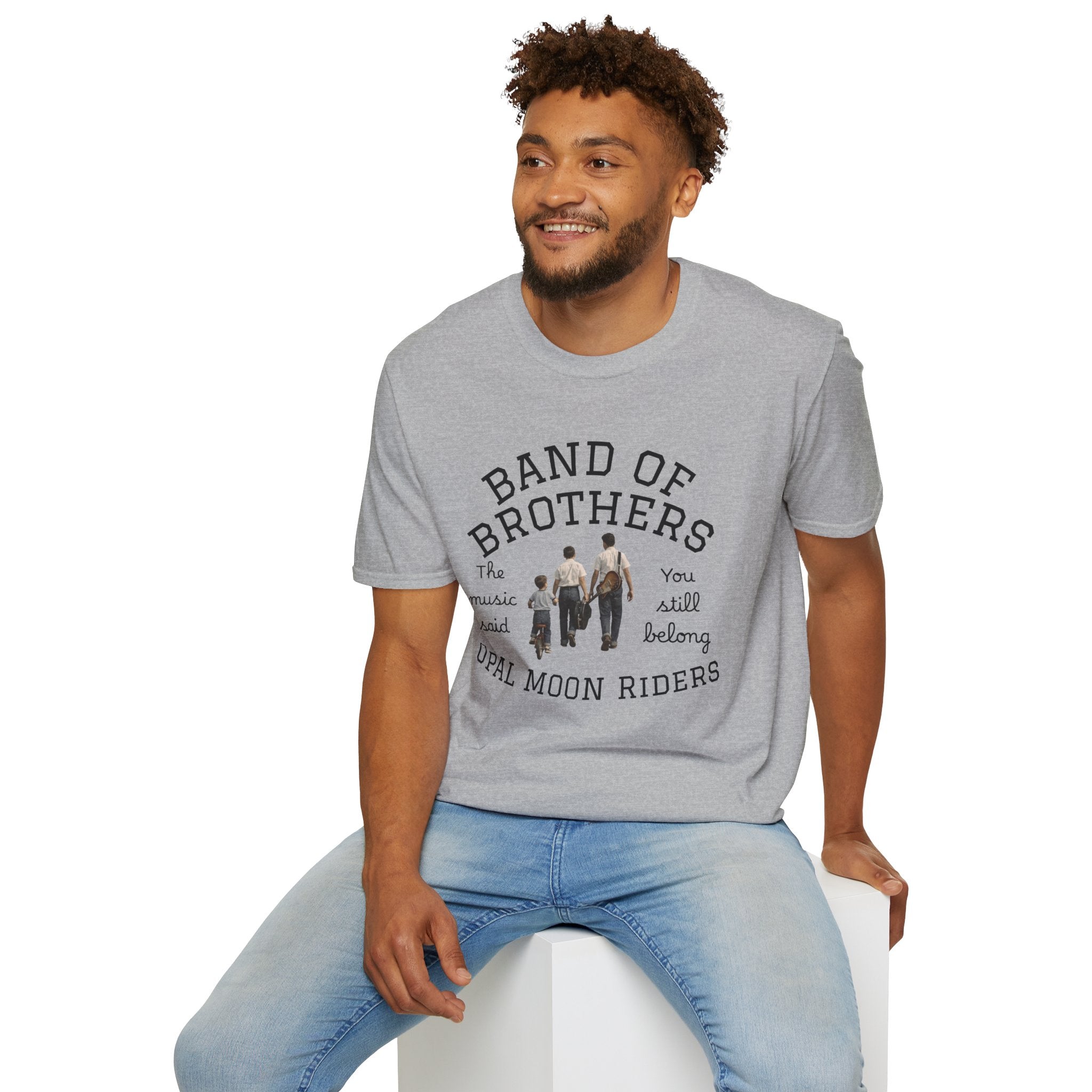 Band of Brothers Unisex T-Shirt — Opal Moon Riders Vintage Tee